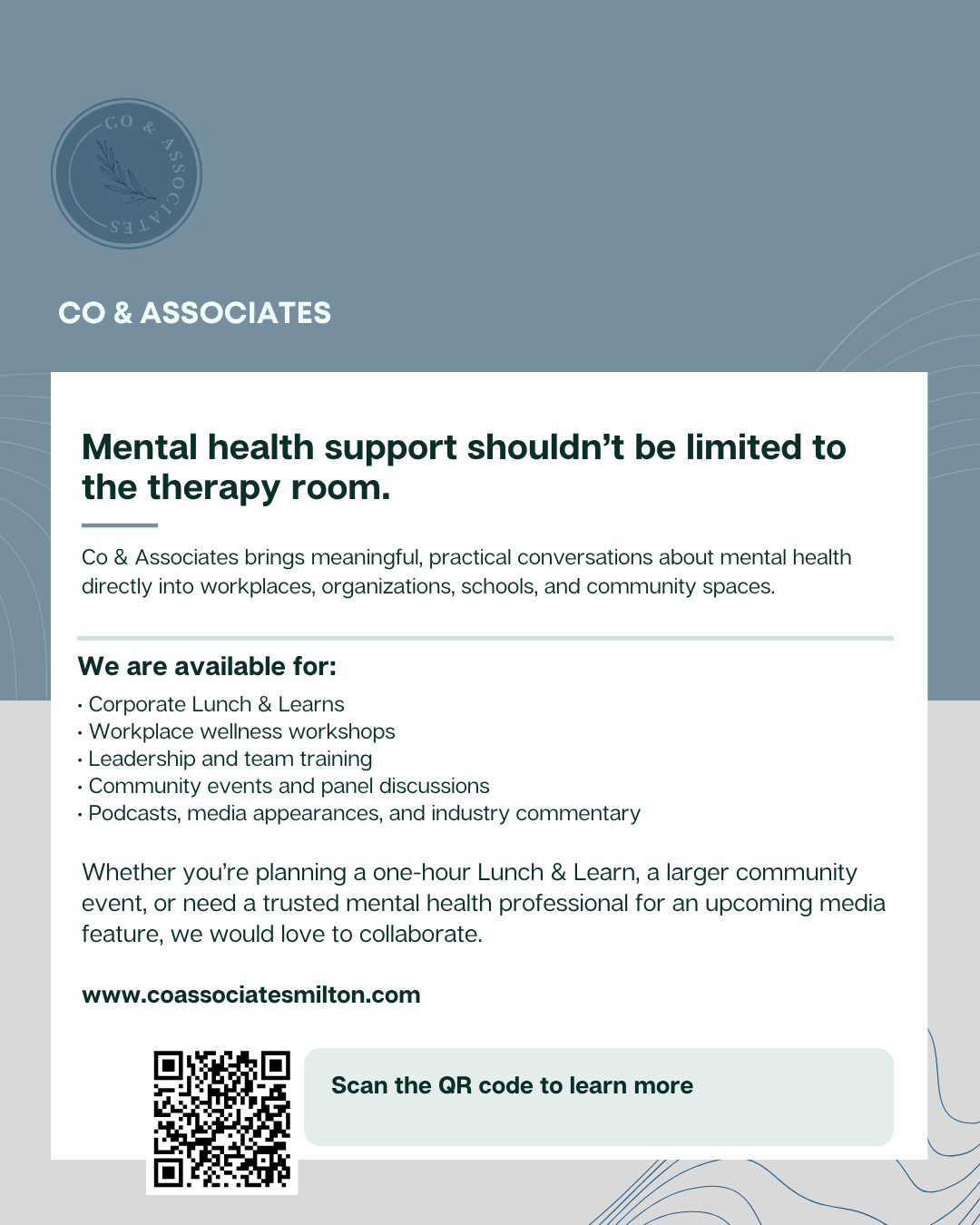 Mental Health Beyond the Therapy Room: Bringing Meaningful Conversations Into the Workplace
